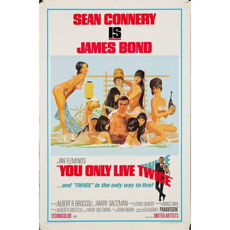 JAMES BOND: YOU ONLY LIVE TWICE - One Sheet (27" x 41"); The Richard Schenkman Collection; Style C; (1 of 1)