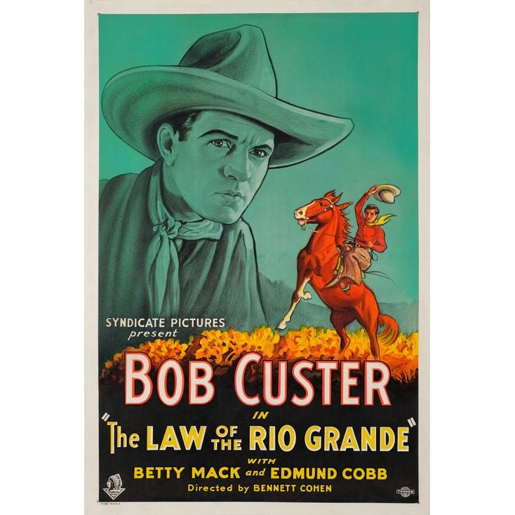 LAW OF THE RIO GRANDE - One Sheet (27" x 41"); Stone Lithograph; Very Fine- on Linen (1 of 1)