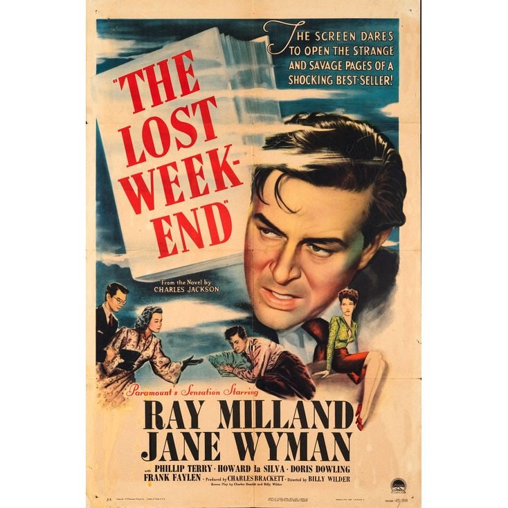 THE LOST WEEKEND - One Sheet (27" x 41"); Style A; Fine+ Folded (1 of 1)