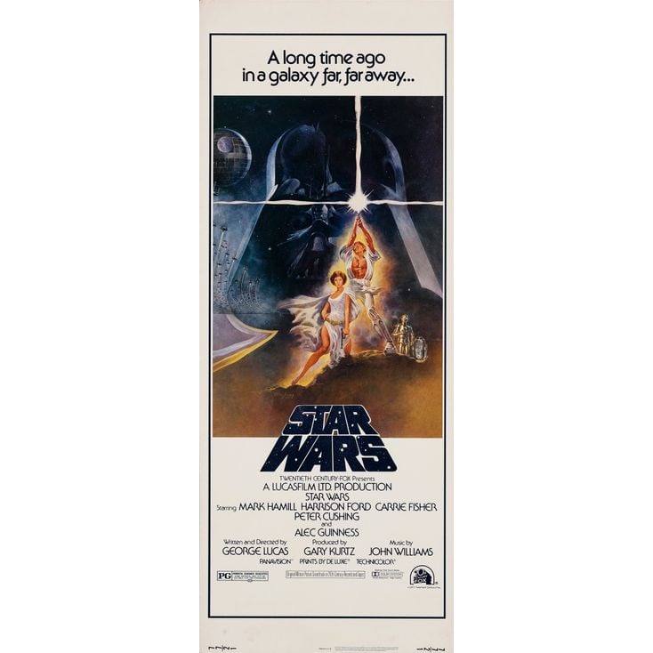 STAR WARS: A NEW HOPE - Insert (14" x 36"); Very Fine+ Rolled (1 of 1)