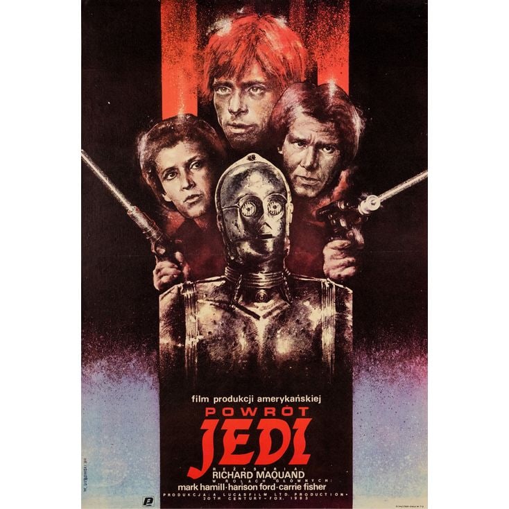 STAR WARS: RETURN OF THE JEDI - Full-Bleed Polish Poster (26" x 38.5"); The Collection of the Late (1 of 1)