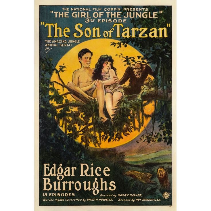 THE SON OF TARZAN - One Sheet (28" x 41.5"); The Bradleigh Vinson Collection; Episode 3: "The Girl (1 of 1)
