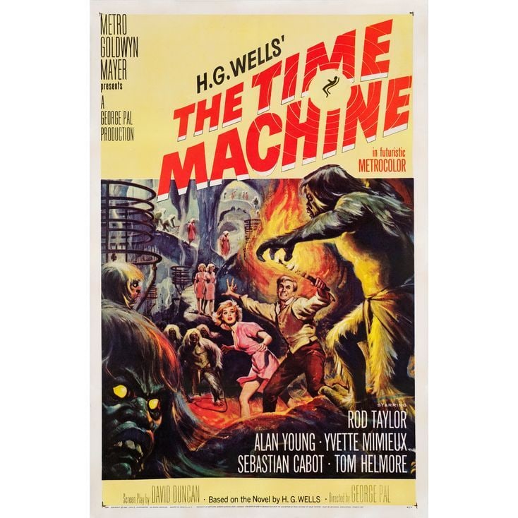 THE TIME MACHINE - One Sheet (27" x 41"); Very Fine- on Linen (1 of 1)