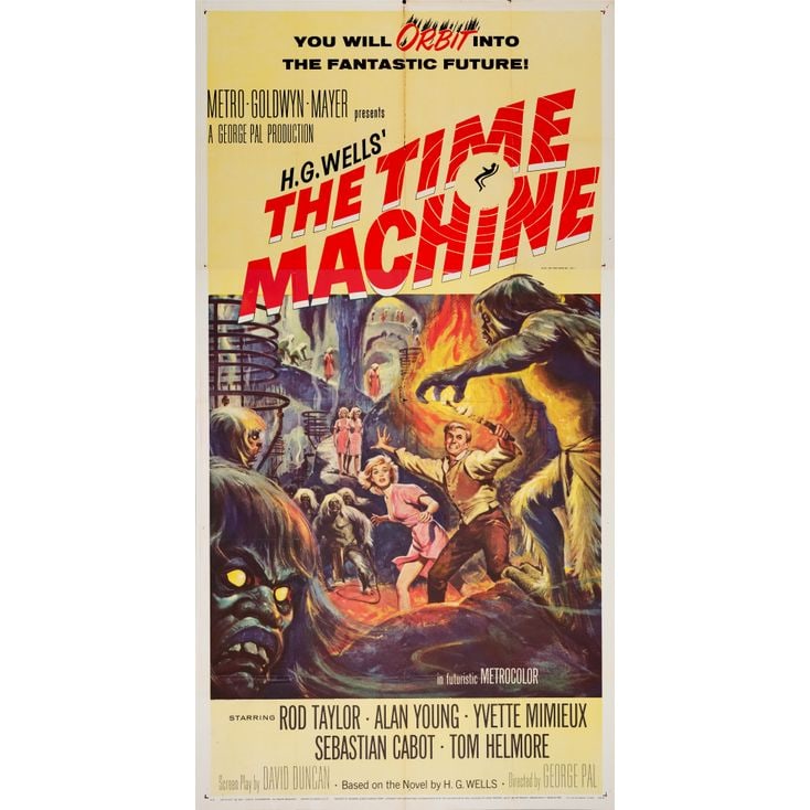 THE TIME MACHINE - Three Sheet (41" x 79"); The Collection of the Late J. Stephen Ryan; Very Fine (1 of 1)
