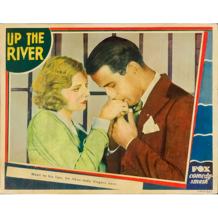 UP THE RIVER - Lobby Card (11" x 14"); Very Good+: UP THE RIVER Lobby Card (11" x 14") ; Very Good+ Fox, 1930 This scarce lobby card from director John Ford's pre-code comedy is considered the best in the set and feat