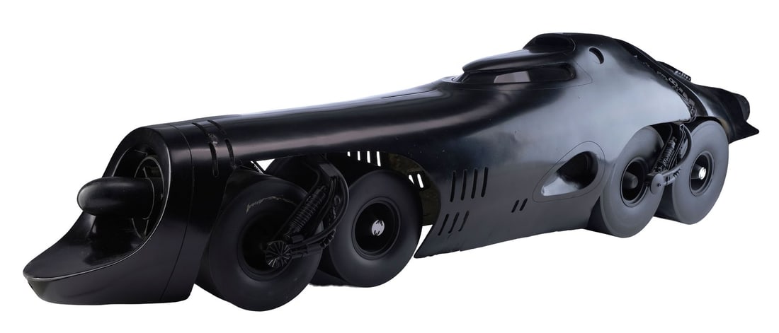 BATMAN RETURNS (1992) - Batman's (Michael Keaton) 1:4-Scale Batmissile Filming Model: BATMAN RETURNS (1992) - Batman's (Michael Keaton) 1:4-Scale Batmissile Filming Model - Batman's (Michael Keaton) 1:4-scale Batmissile filming miniature from Tim Burton's Batman Returns. Needing a quic