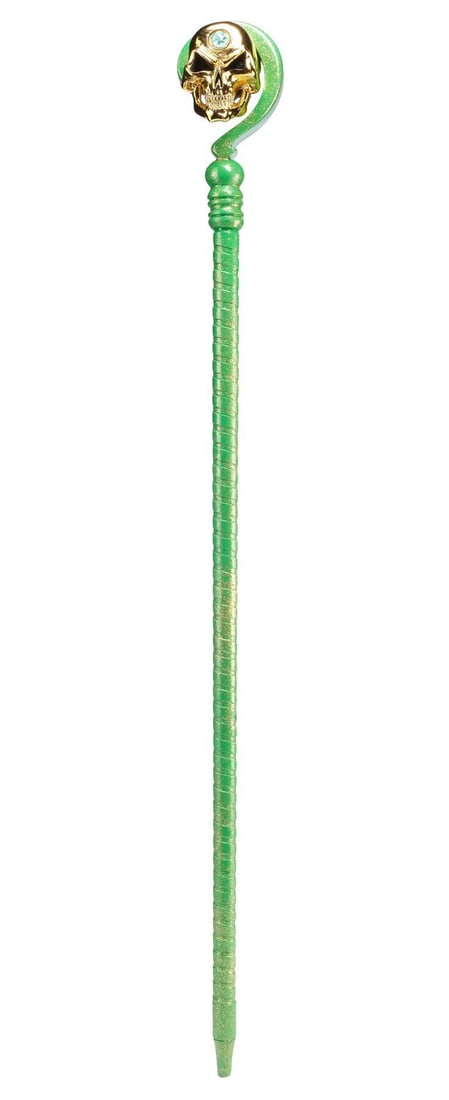 BATMAN FOREVER (1995) - The Riddler's (Jim Carrey) Light-Up Question Mark Cane with Skull Topper (1 of 16)