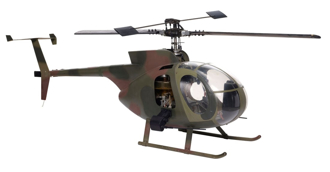 BLUE THUNDER (1983) - Colonel F. E. Cochrane's (Malcolm McDowell) 1:10-Scale Hugh-500 Helicopter (1 of 20)