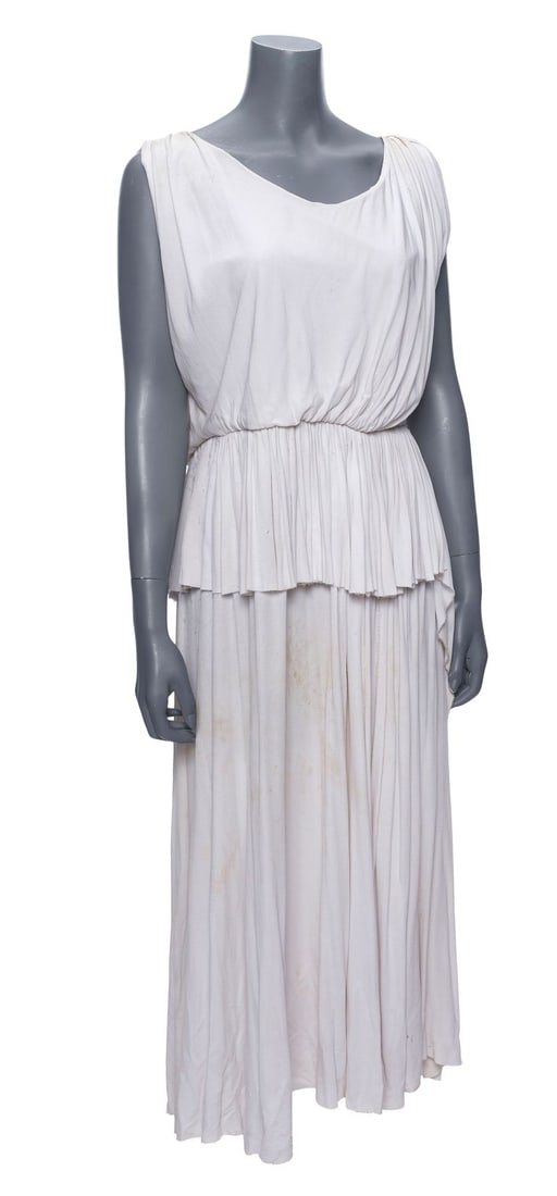 CLASH OF THE TITANS (1981) - Planet Hollywood Collection: Athena's (Susan Fleetwood) Gown (1 of 10)