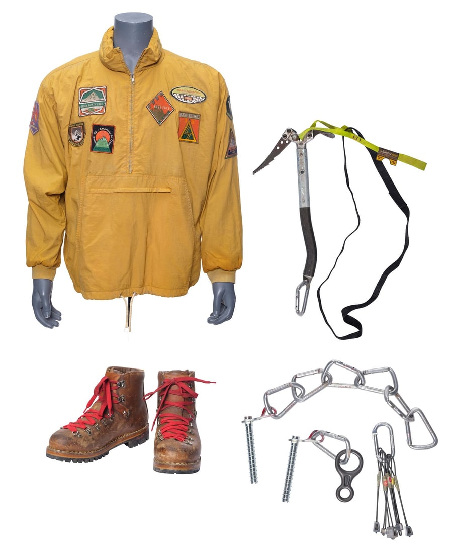 CLIFFHANGER (1993) - Gabe Walker (Sylvester Stallone) Costume Components and Accessories: CLIFFHANGER (1993) - Gabe Walker (Sylvester Stallone) Costume Components and Accessories - Gabe Walker's (Sylvester Stallone) ensemble components and accessories from Renny Harlin's Cliffhanger. Forme