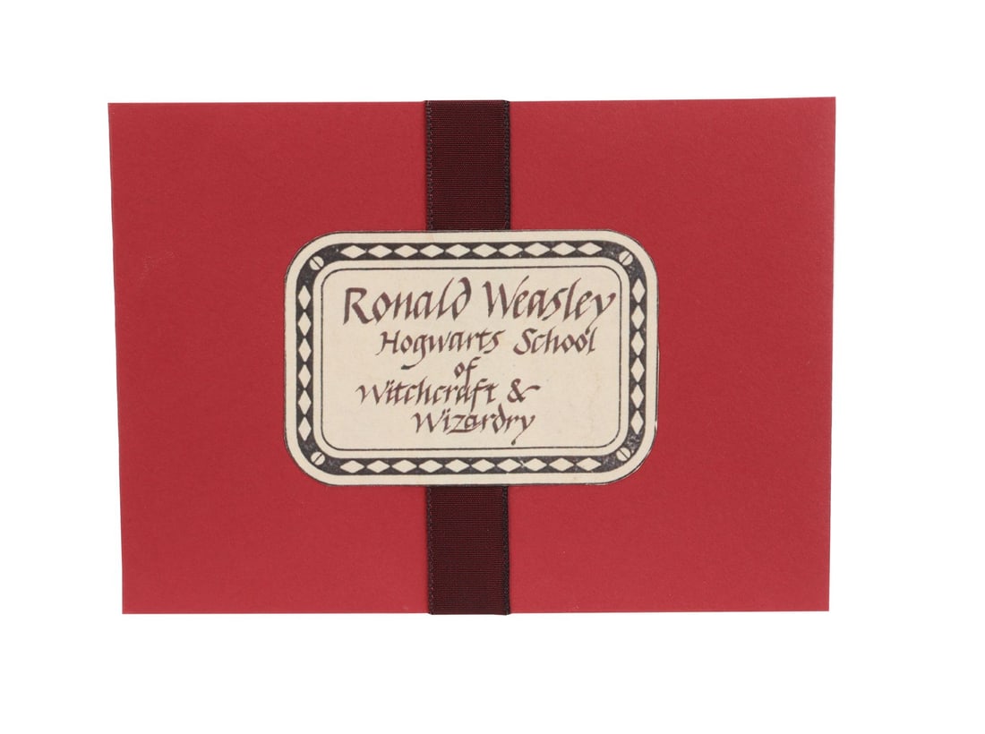 HARRY POTTER AND THE CHAMBER OF SECRETS (2002) - Ron Weasley's (Rupert Grint) Sealed Howler Letter (1 of 9)