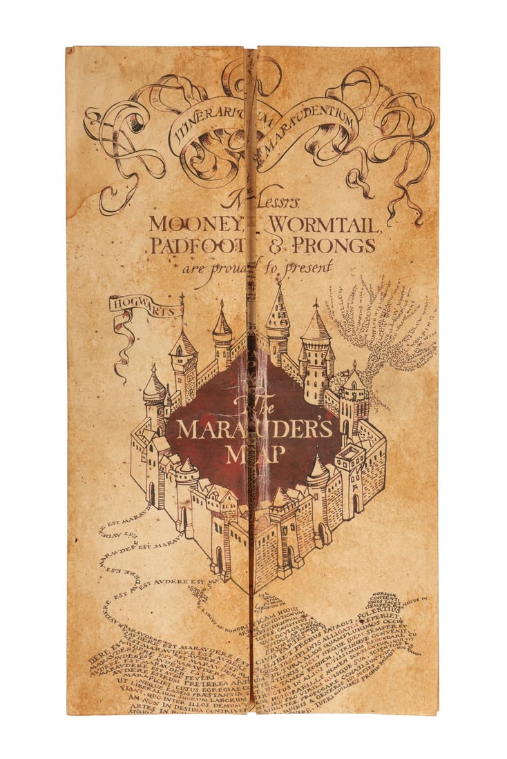 HARRY POTTER AND THE PRISONER OF AZKABAN (2004) - Marauder's Map (1 of 20)