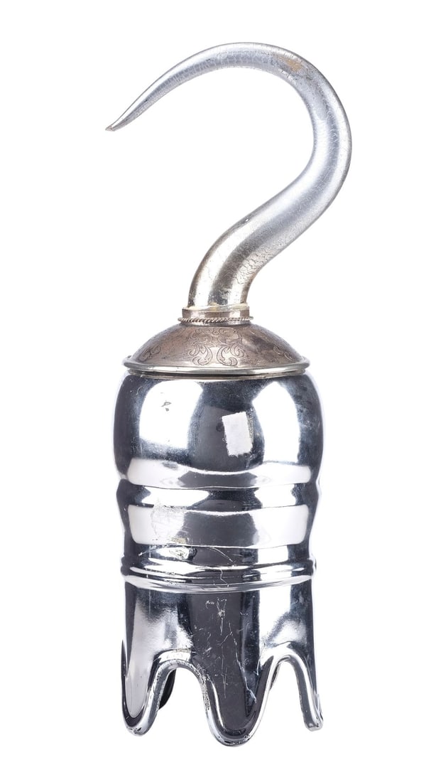 HOOK (1991) - Captain Hook's (Dustin Hoffman) Stunt Hook: HOOK (1991) - Captain Hook's (Dustin Hoffman) Stunt Hook - Captain Hook's (Dustin Hoffman) stunt hook from Steven Spielberg's Hook. The dastardly hook-handed pirate Hook attempted to destroy the Lost