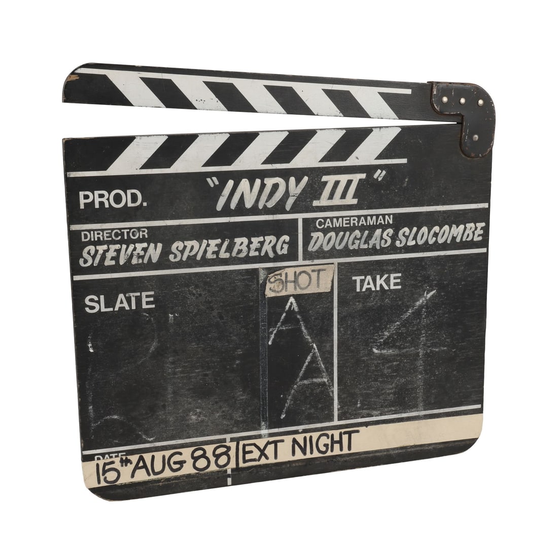 INDIANA JONES AND THE LAST CRUSADE (1989) - Photo-Matched "B" Camera Clapperboard (1 of 9)