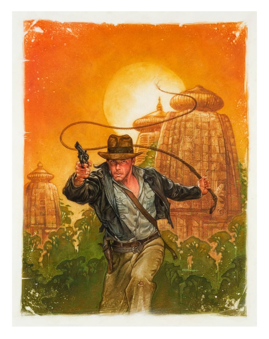 INDIANA JONES - ALL ITEMS - Hand-Painted Dave Dorman Indiana Jones: Thunder in the Orient No. 1 (1 of 6)