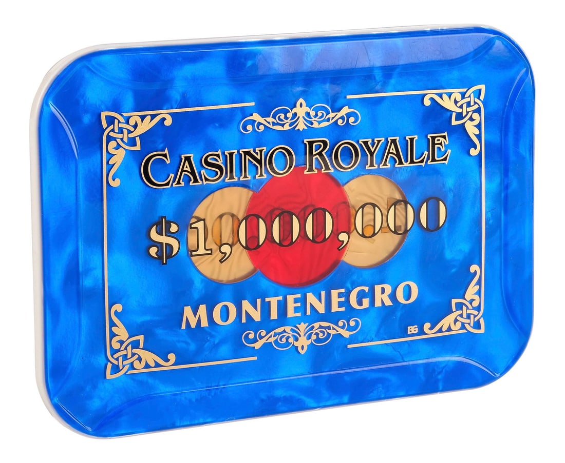 JAMES BOND: CASINO ROYALE (2006) - $1,000,000 Casino Plaque (1 of 9)