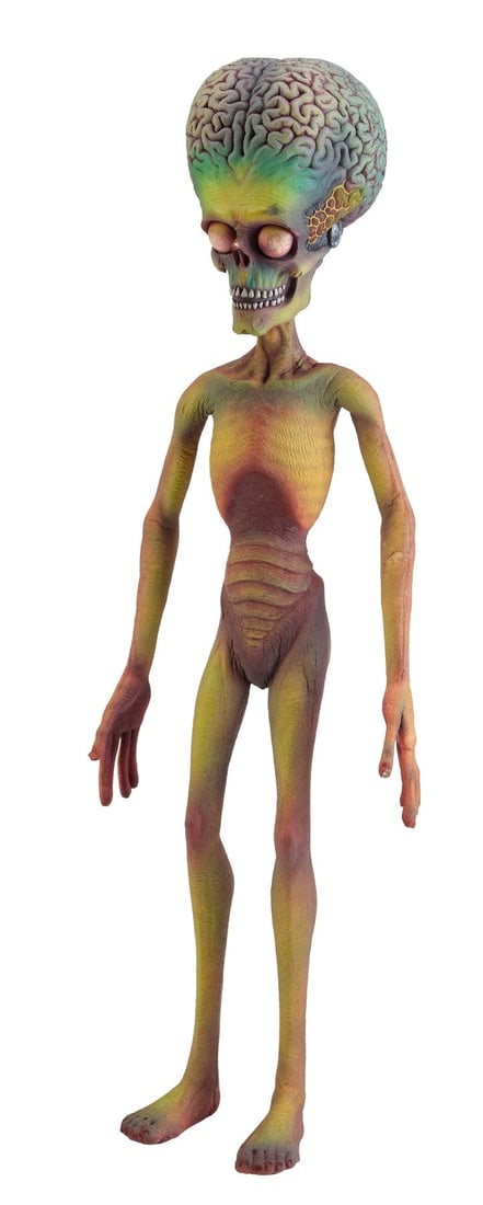 MARS ATTACKS! (1996) - Stop-Motion Martian Puppet - 3