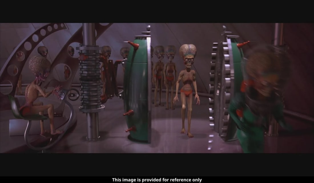 MARS ATTACKS! (1996) - Stop-Motion Martian Puppet - 9