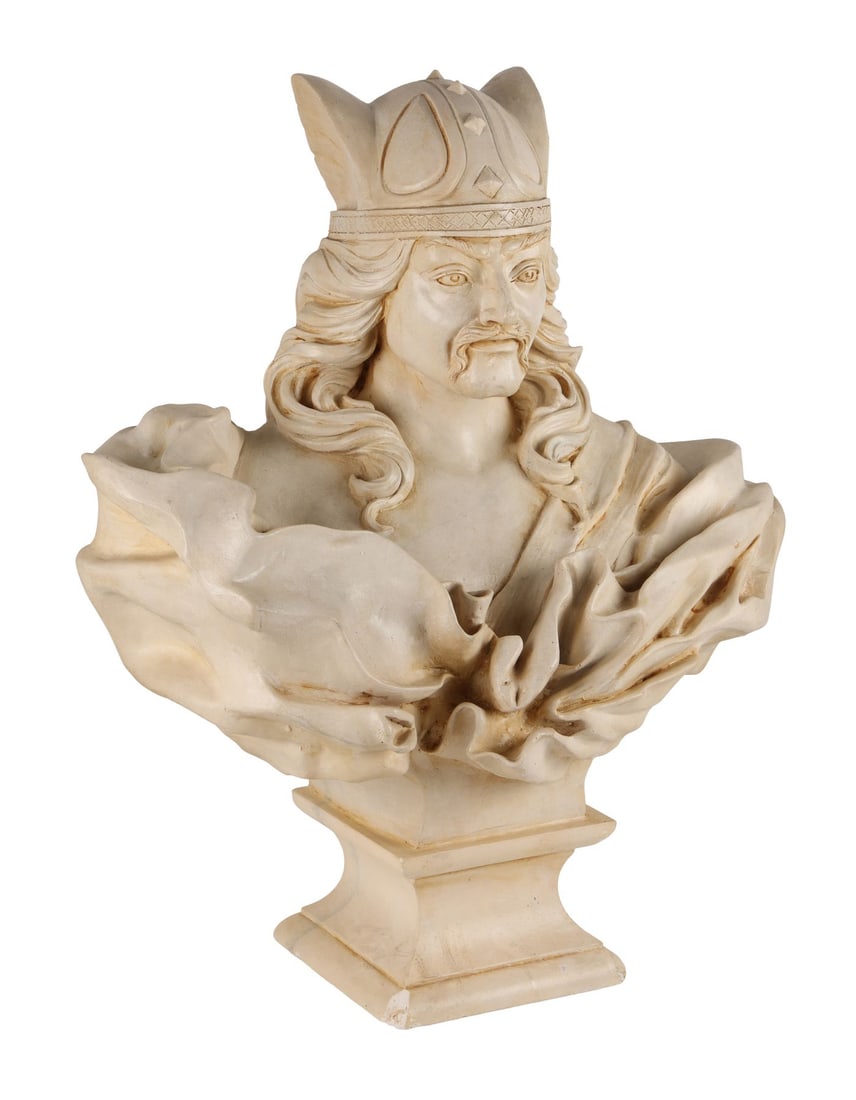 THE MATRIX RELOADED (2003) - Bust from the Merovingian's (Lambert Wilson) Chateau: THE MATRIX RELOADED (2003) - Bust from the Merovingian's (Lambert Wilson) Chateau - A decorative bust from the Merovingian's (Lambert Wilson) chateau in the Lana and Lilly Wachowski's sci-fi action