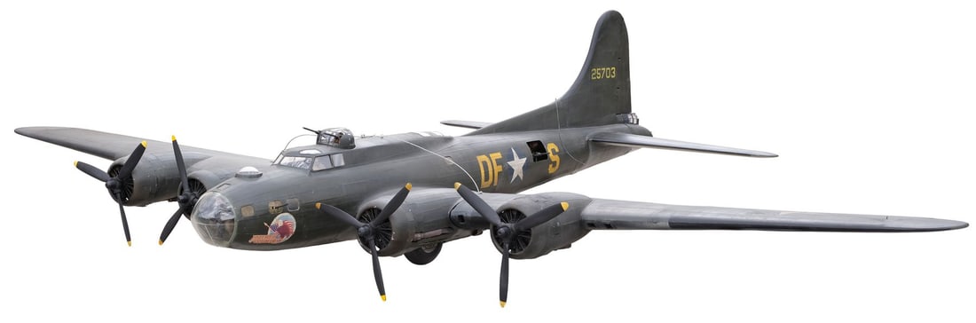 MEMPHIS BELLE (1990) - Oversized 17-Foot B-17F "Mother and Country" Bomber Filming Model (1 of 20)