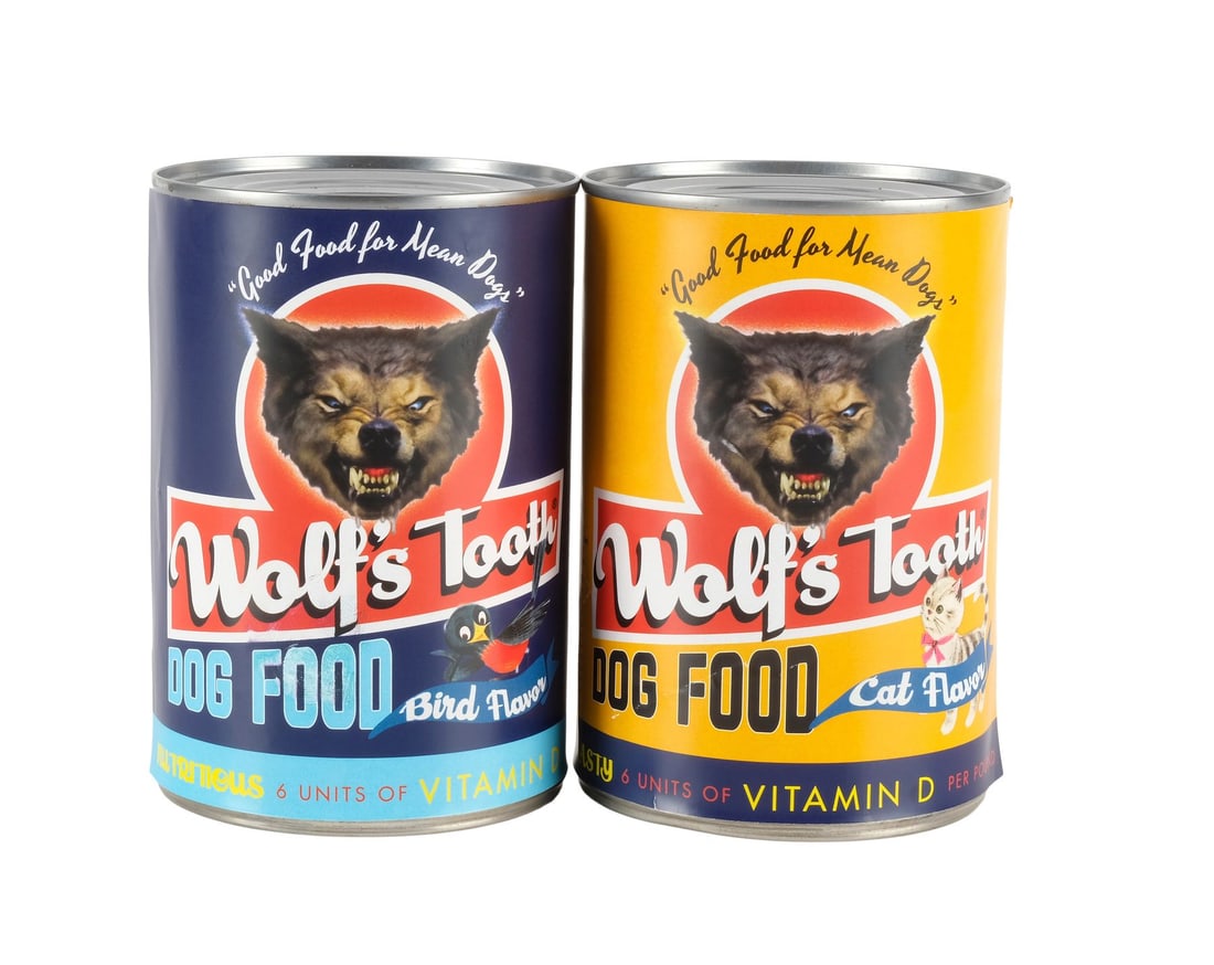 ONCE UPON A TIME... IN HOLLYWOOD (2019) - Pair of Wolf's Tooth Dog Food Cans (1 of 6)