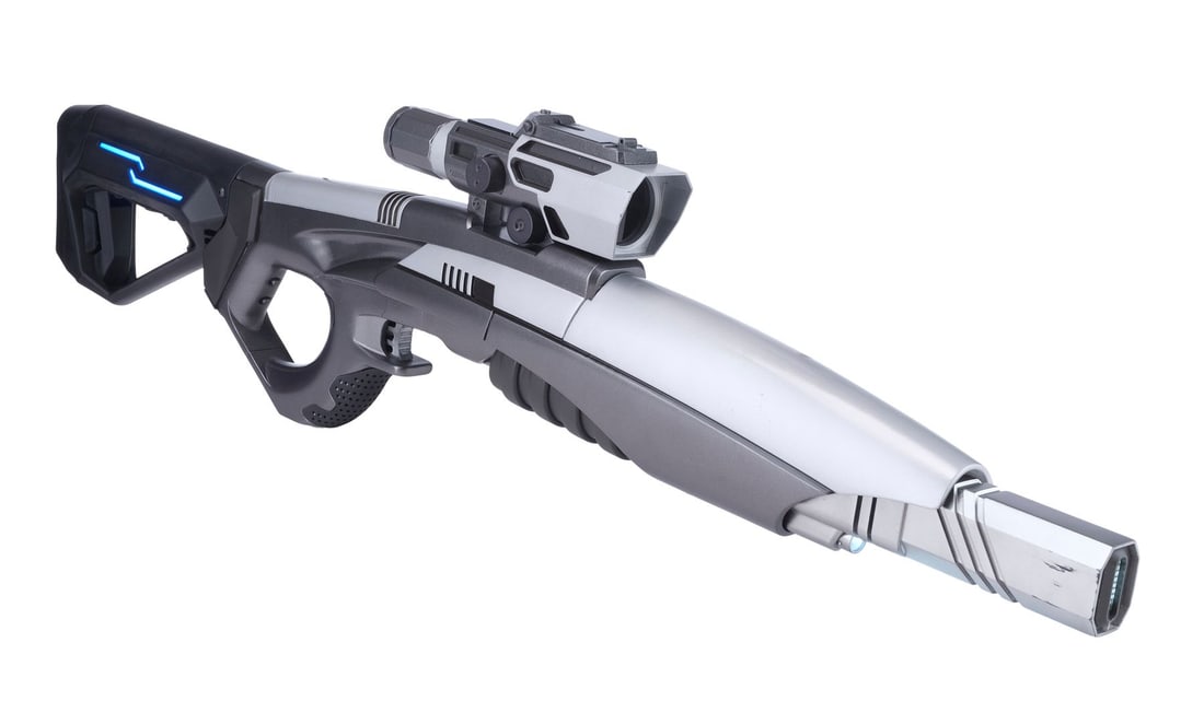 THE ORVILLE (T.V. SERIES, 2017-2022) - Light-Up PM-57R Long-Range Plasma Rifle: THE ORVILLE (T.V. SERIES, 2017-2022) - Light-Up PM-57R Long-Range Plasma Rifle - A light-up PM-57R long-range plasma rifle from Seth MacFarlane's The Orville. Beginning in Season 2, Planetary Union pe
