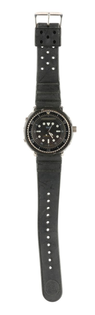 PREDATOR (1987) - Mike Papac Collection: Alan "Dutch" Schaefer's (Arnold Schwarzenegger) "Arnie": PREDATOR (1987) - Mike Papac Collection: Alan "Dutch" Schaefer's (Arnold Schwarzenegger) "Arnie" Seiko H558-5009 Quartz 150m Diver Watch - Alan "Dutch" Schaefer's (Arnold Schwarzenegger) Seiko H558-50