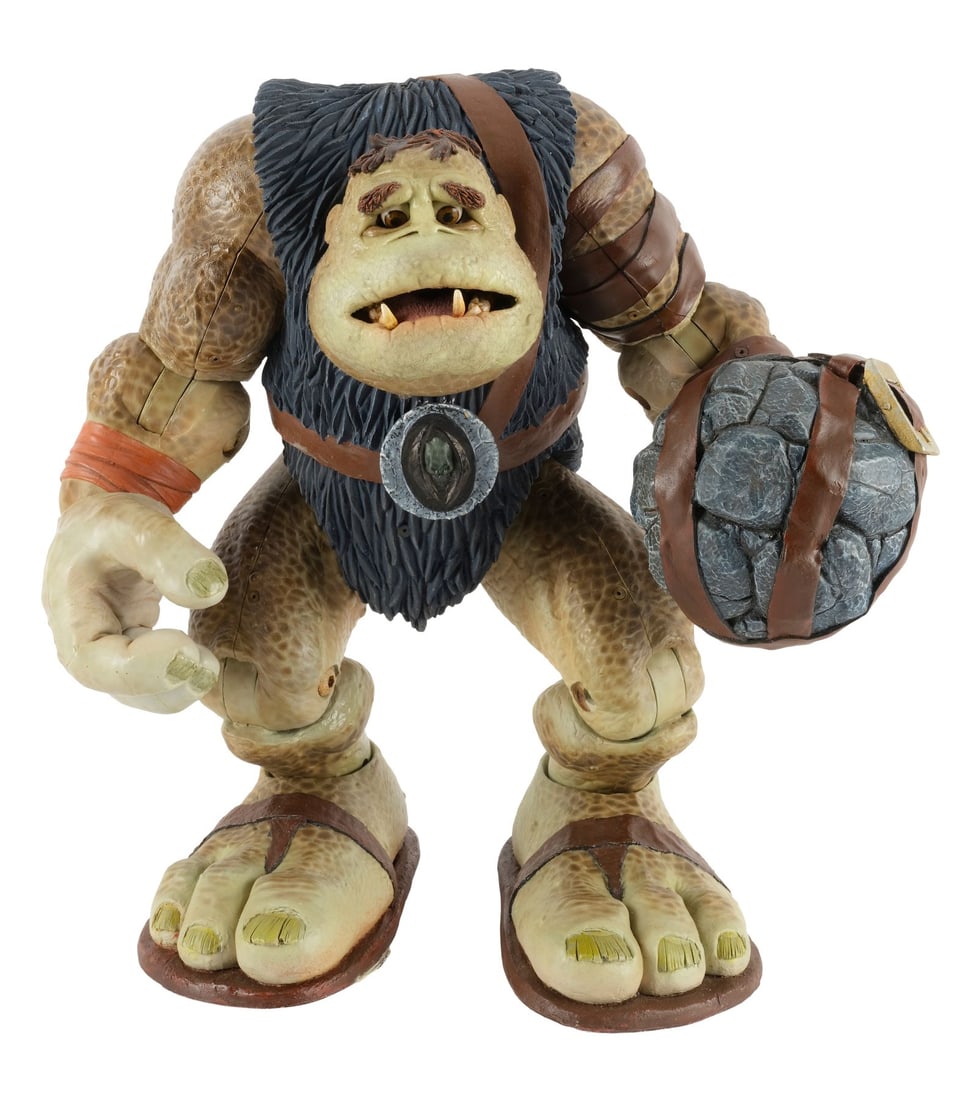 SMALL SOLDIERS (1998) - Self-Contained Slamfist (Christopher Guest) Animatronic Puppet: SMALL SOLDIERS (1998) - Self-Contained Slamfist (Christopher Guest) Animatronic Puppet - A self-contained Slamfist (Christopher Guest) animatronic puppet from Joe Dante's Small Soldiers. An enforcer f