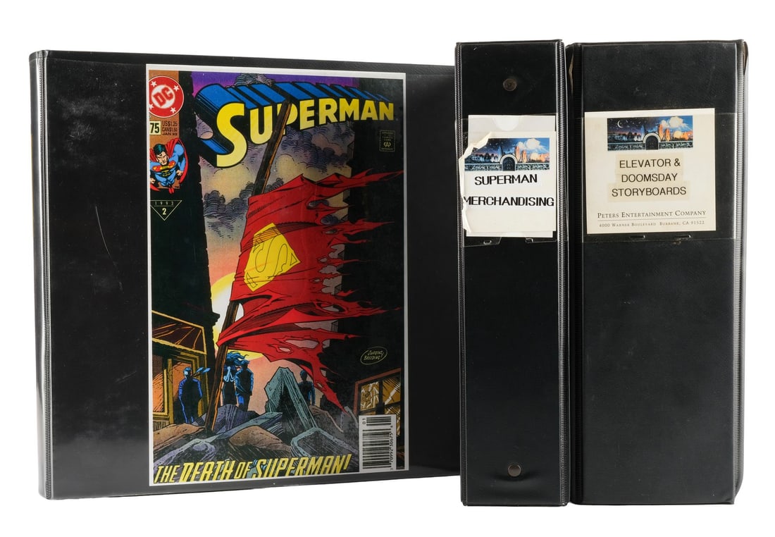 SUPERMAN LIVES (UNPRODUCED) - Production Paperwork Archive including Script and Printed Storyboards (1 of 20)