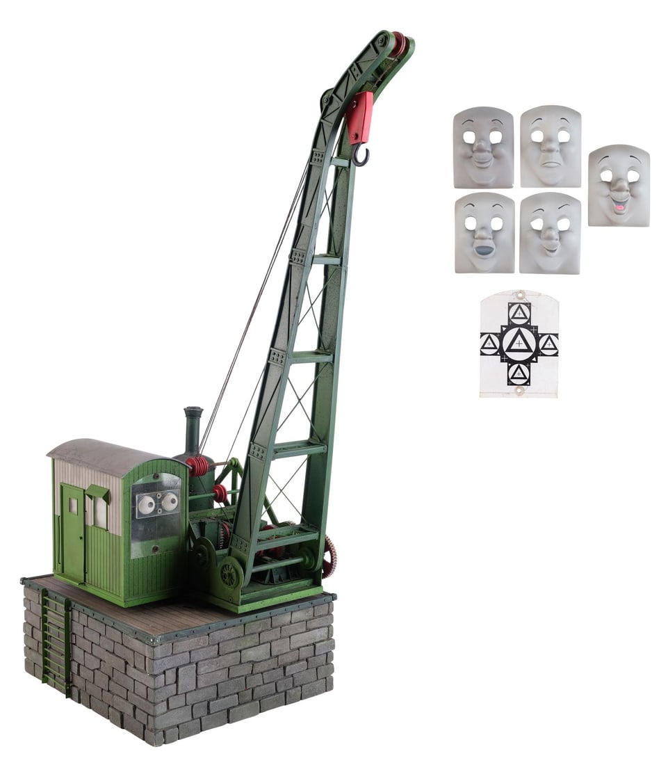 THOMAS & FRIENDS (T.V. SERIES, 1984 - 2008) - Screen-Matched Colin the Crane Model with Five Faces (1 of 20)
