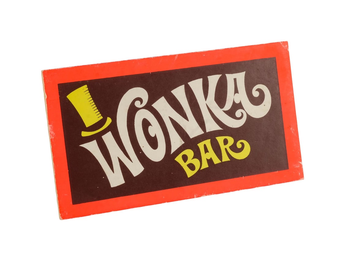 WILLY WONKA AND THE CHOCOLATE FACTORY (1971) - Wonka Bar: WILLY WONKA AND THE CHOCOLATE FACTORY (1971) - Wonka Bar - A Wonka Bar from Mel Stuart's Willy Wonka and the Chocolate Factory. Eccentric chocolatier Willy Wonka (Gene Wilder) hid golden tickets in