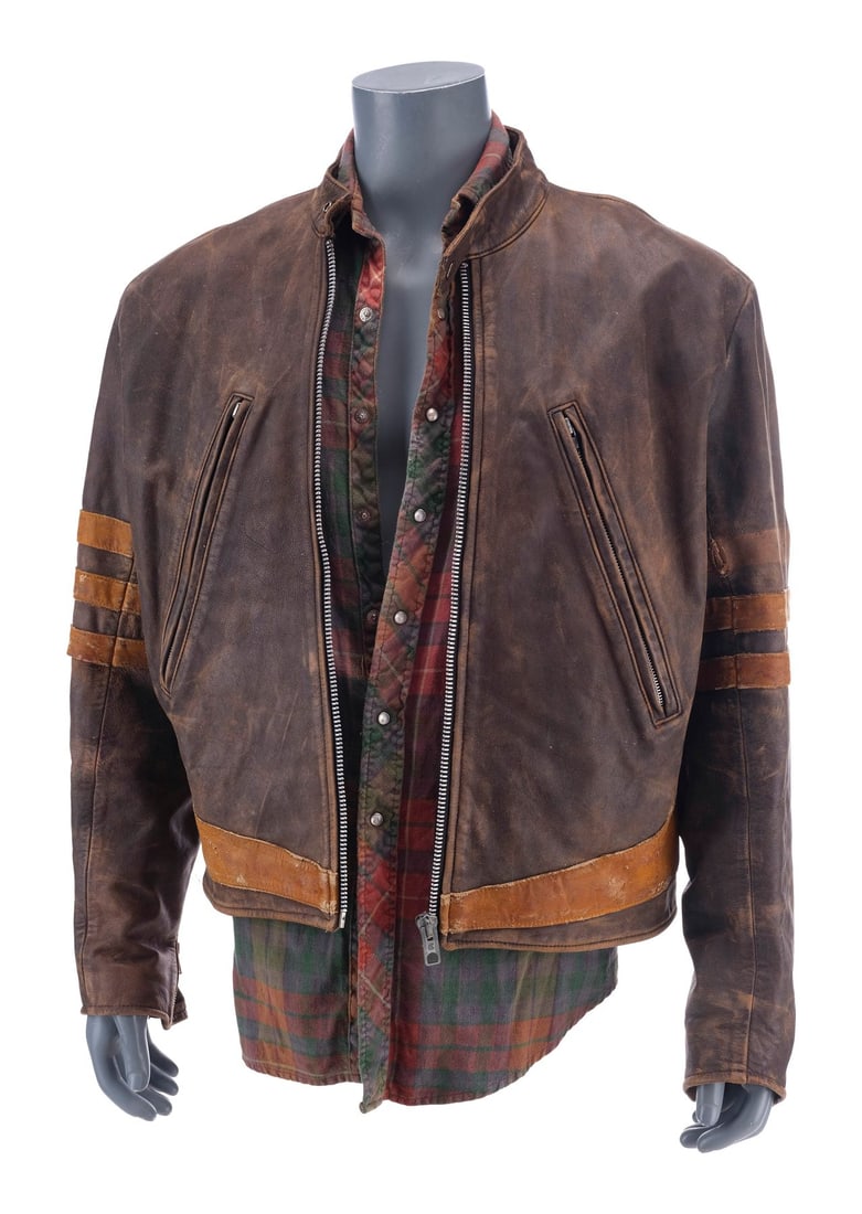 X-MEN (2000) - Wolverine's (Hugh Jackman) Leather Jacket and Shirt (1 of 20)