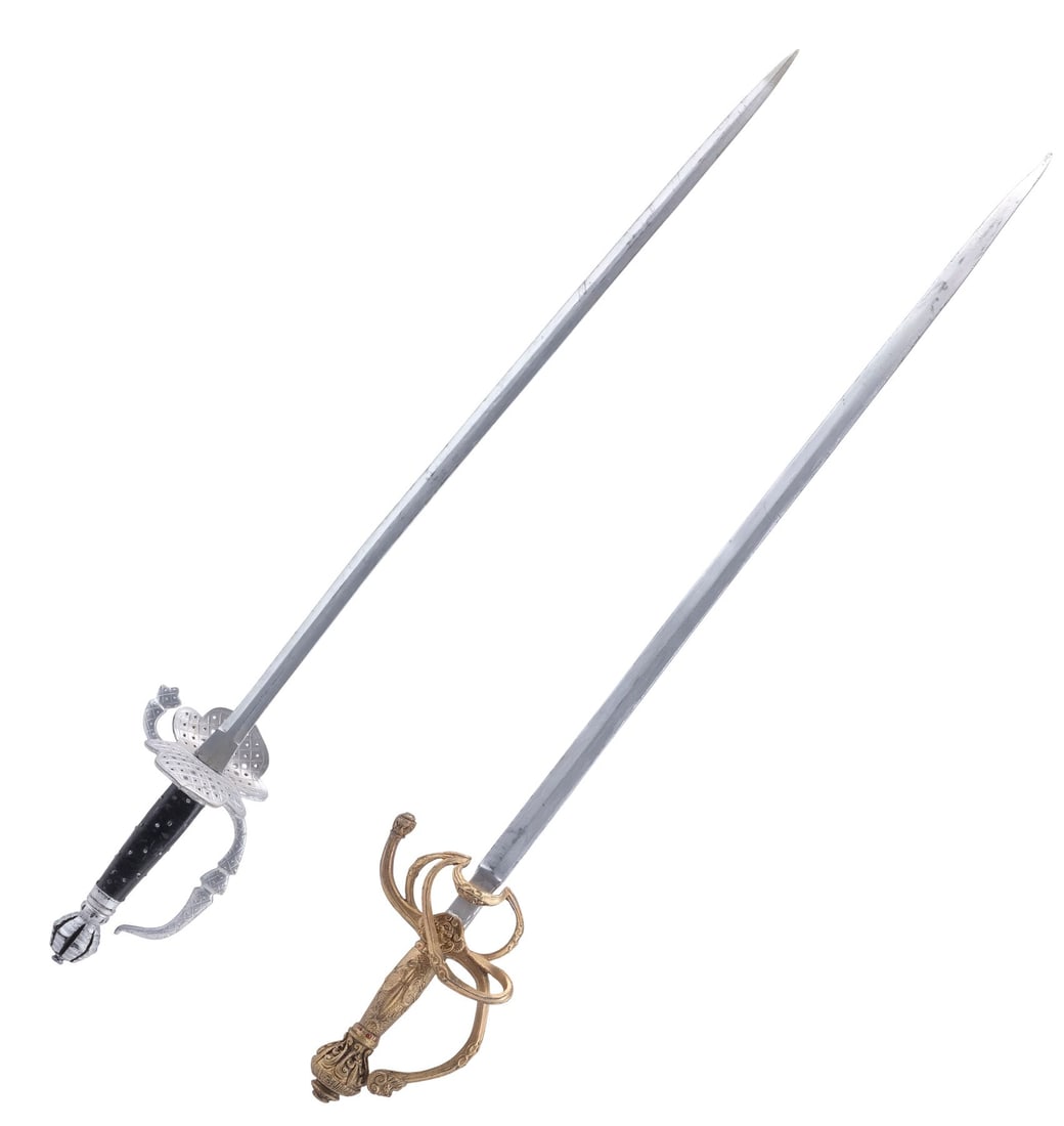 THE LEGEND OF ZORRO (2005) - Zorro (Antonio Banderas) and Count Armand's (Rufus Sewell) Stunt Swords (1 of 19)