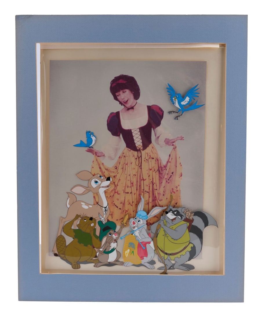 9 TO 5 (1980) - Matted Hand-Painted Animation Cel with Snow White Violet Newstead (Lily Tomlin) (1 of 6)