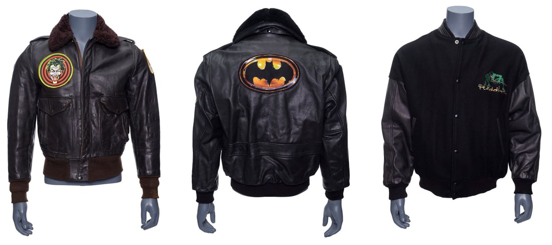 BATMAN (1989) / BATMAN FOREVER (1995) - Set of Three Crew Jackets (1 of 11)