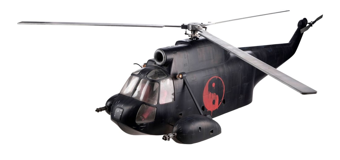 BATMAN FOREVER (1995) - Two-Face's (Tommy Lee Jones) Light-Up Helicopter Model Miniature (1 of 18)