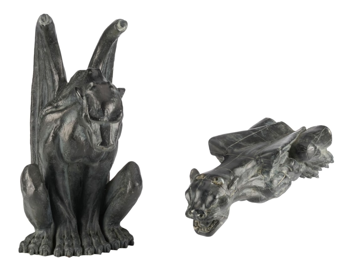 BATMAN & ROBIN (1997) - Pair of Gargoyle Model Miniatures (1 of 19)