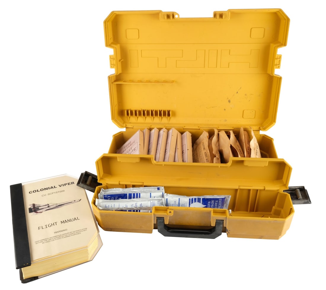 BATTLESTAR GALACTICA (T.V. SERIES, 2004 - 2009) - Colonial Viper Flight Manual and Raptor Survival (1 of 17)