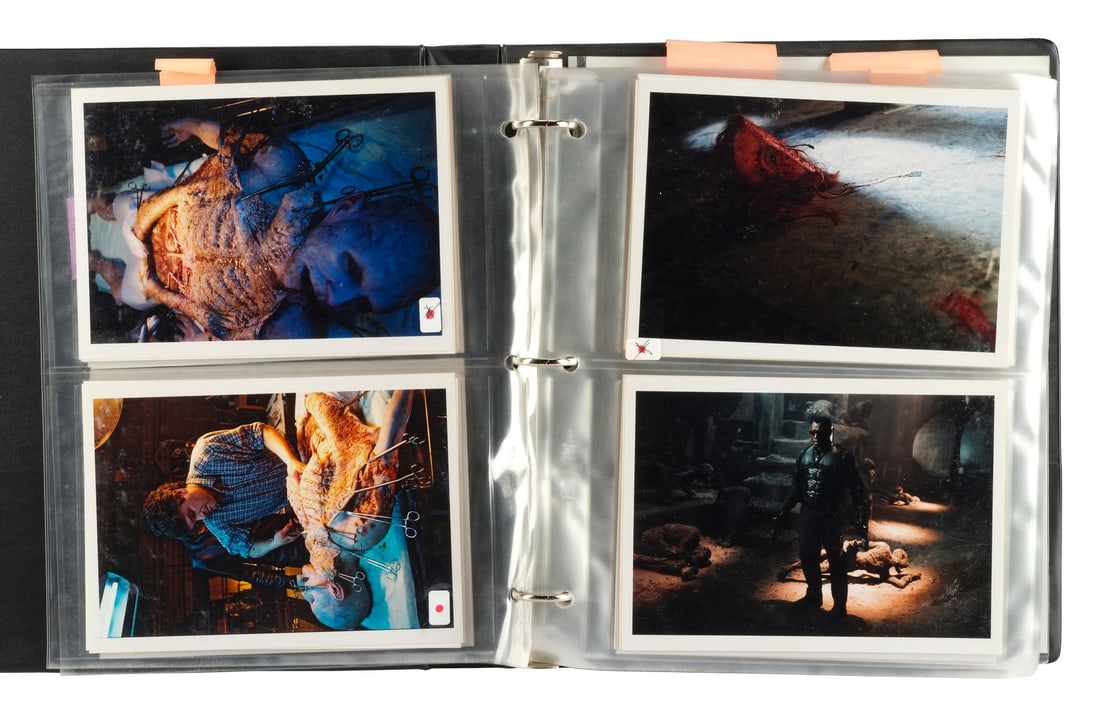 BLADE II (2002) - Continuity Binder: BLADE II (2002) - Continuity Binder - A continuity binder from Guillermo del Toro's Blade II. Production used continuity binders to ensure visual and narrative consistency from shot-to-shot and scene-