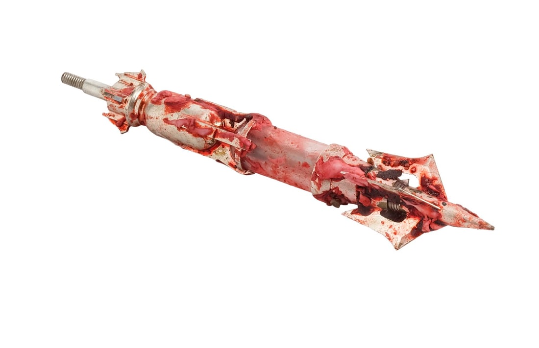 BLADE: TRINITY (2004) - Bloodied Daystar Arrowhead and Nightstalker "Sundog" Bullet (1 of 4)