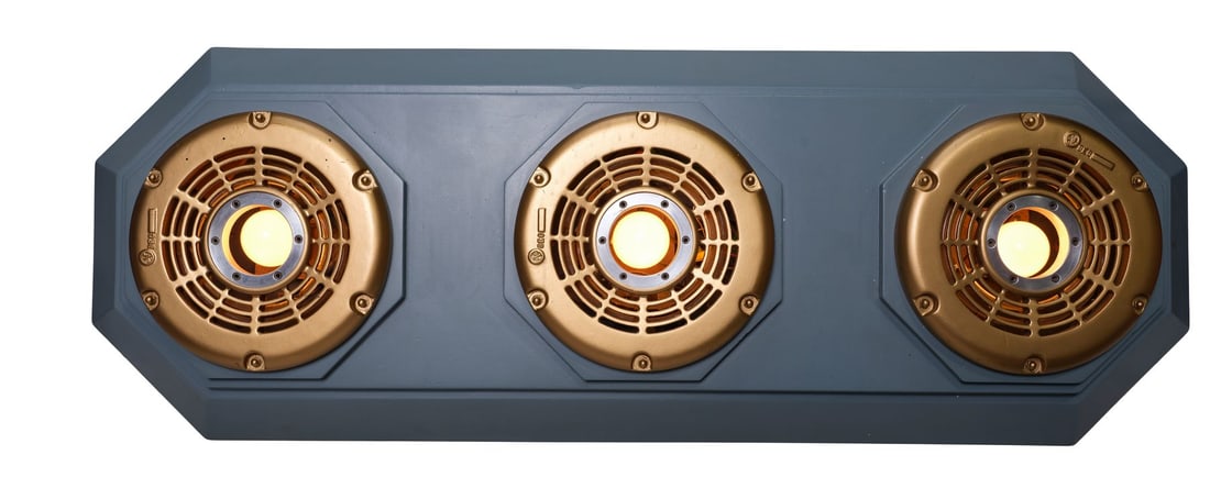 BLADE RUNNER (1982) - J. F. Sebastian's (William Sanderson) Light-Up Apartment Light Vent: BLADE RUNNER (1982) - J. F. Sebastian's (William Sanderson) Light-Up Apartment Light Vent - J. F. Sebastian's (William Sanderson) light-up apartment light vent from Ridley Scott's Blade Runner.