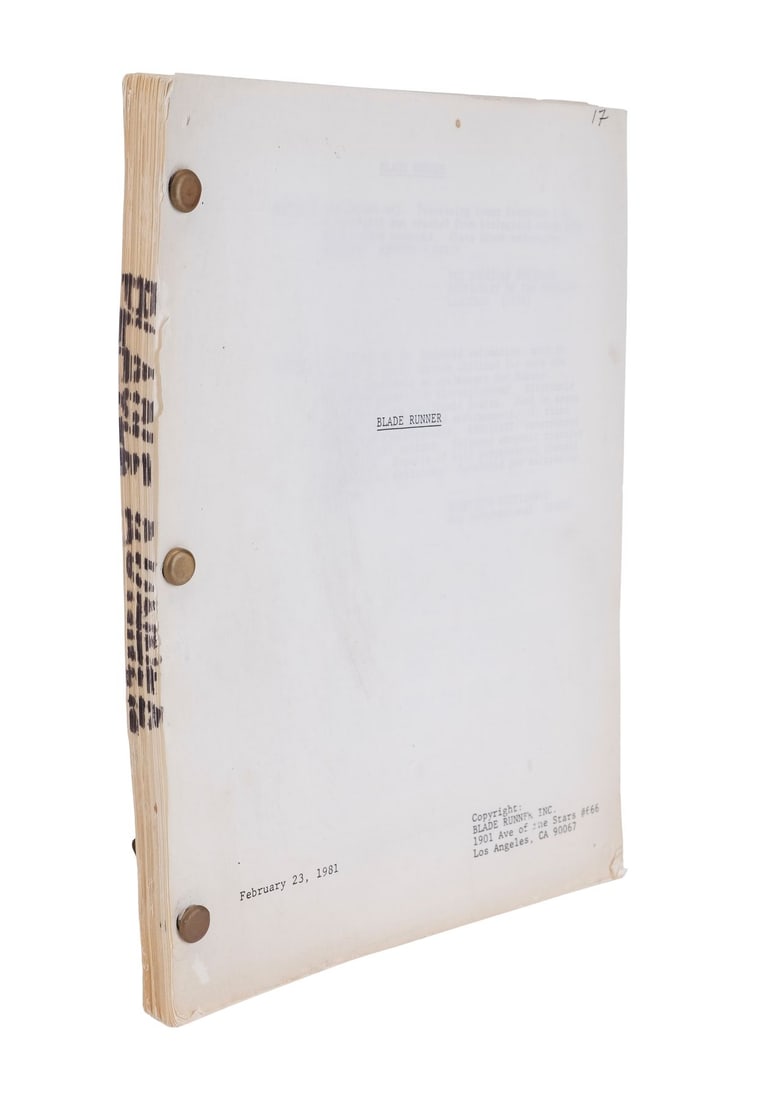 BLADE RUNNER (1982) - Bound February 23, 1981 Draft Script - 2