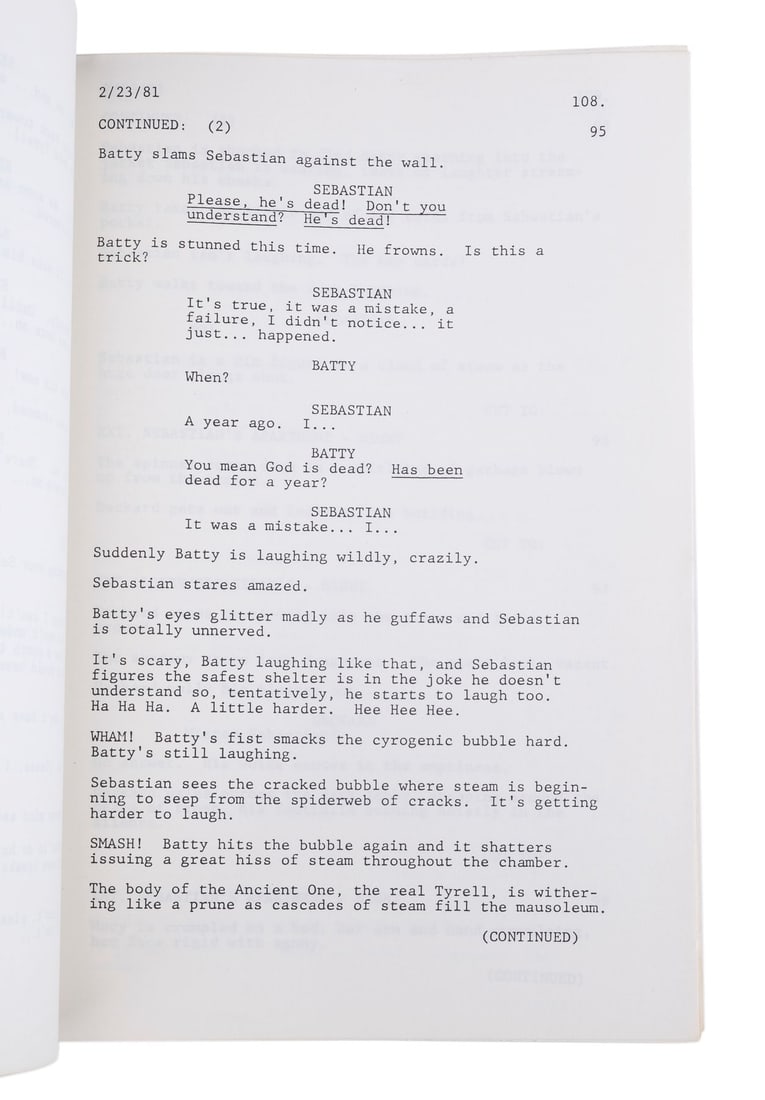 BLADE RUNNER (1982) - Bound February 23, 1981 Draft Script - 6
