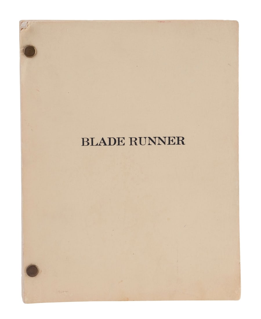 BLADE RUNNER (1982) - Bound December 22, 1980 Draft Script: BLADE RUNNER (1982) - Bound December 22, 1980 Draft Script - A bound December 22, 1980 draft script from Ridley Scott's Blade Runner. Written by Hampton Fancher and David Webb Peoples, this script is