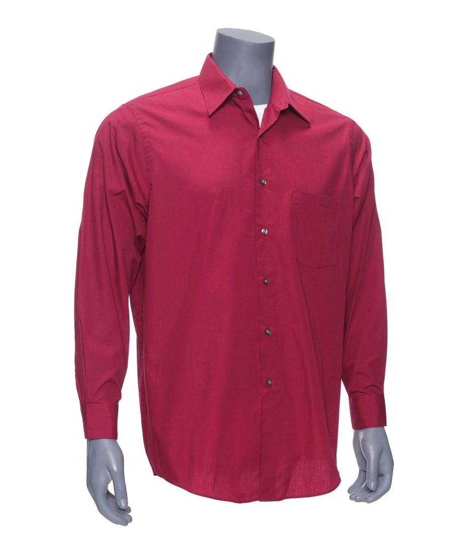 BREAKING BAD (T.V. SERIES, 2008 - 2013) - Walter White's (Bryan Cranston) Dress Shirt and Undershirt: BREAKING BAD (T.V. SERIES, 2008 - 2013) - Walter White's (Bryan Cranston) Dress Shirt and Undershirt - Walter White's (Bryan Cranston) dress shirt and undershirt from Vince Gilligan's Breaking Bad.