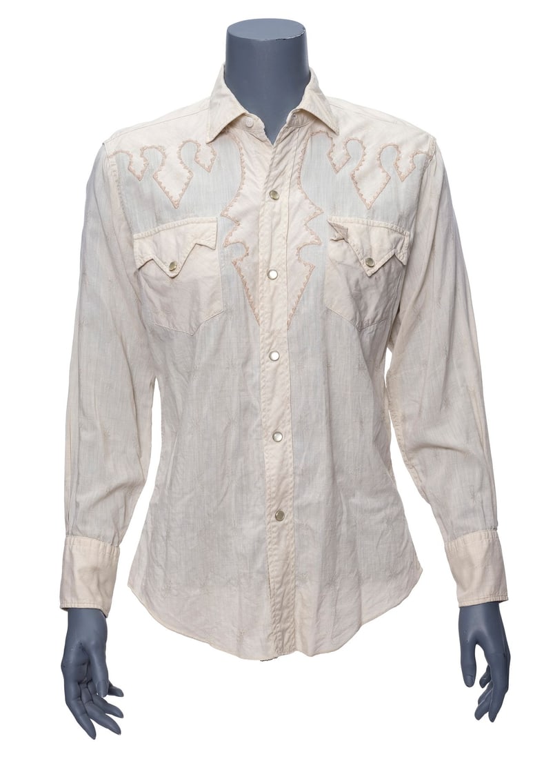 BROKEBACK MOUNTAIN (2005) - Lureen Newsome Twist's (Anne Hathaway) Western Button-down Shirt (1 of 4)