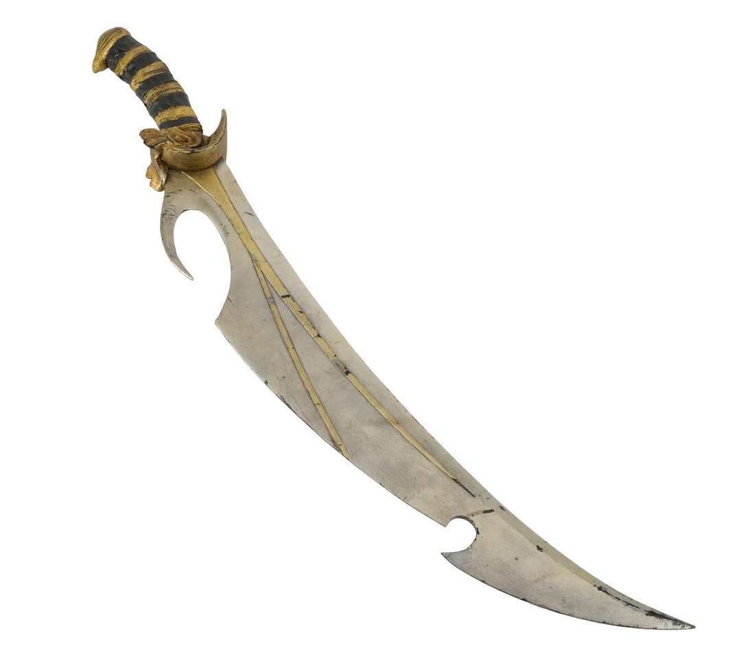 THE DARK CRYSTAL: AGE OF RESISTANCE (T.V. SERIES, 2019) - Skeksis Sword: THE DARK CRYSTAL: AGE OF RESISTANCE (T.V. SERIES, 2019) - Skeksis Sword - A Skeksis sword from Jeffrey Addiss' and Will Matthews' The Dark Crystal: Age of Resistance. The Jim Henson-designed creatures