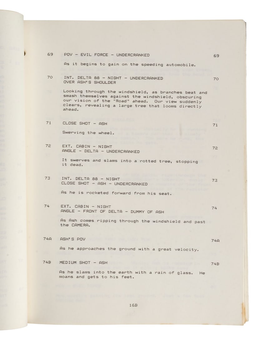 EVIL DEAD II (1987) - Tom Sullivan Collection: Seventh Draft Script - 3