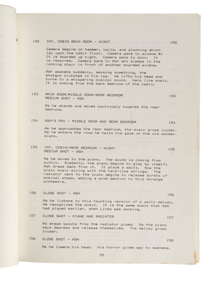 EVIL DEAD II (1987) - Tom Sullivan Collection: Seventh Draft Script - 4