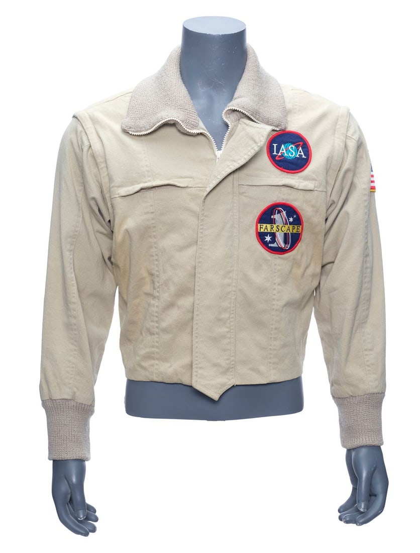 FARSCAPE (T.V. SERIES, 1999 - 2003) - John Crichton's (Ben Browder) I.A.S.A Jacket: FARSCAPE (T.V. SERIES, 1999 - 2003) - John Crichton's (Ben Browder) I.A.S.A Jacket - John Crichton's (Ben Browder) I.A.S.A jacket from Rockne S. O'Bannon's Farscape. Crichton wore his International